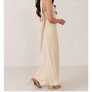 Park & Fifth Cream Strapless Dress with Shawl